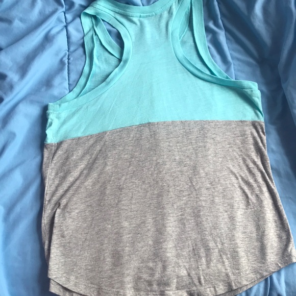 PINK Bling Blue&Grey Tank Size S - Picture 3 of 4